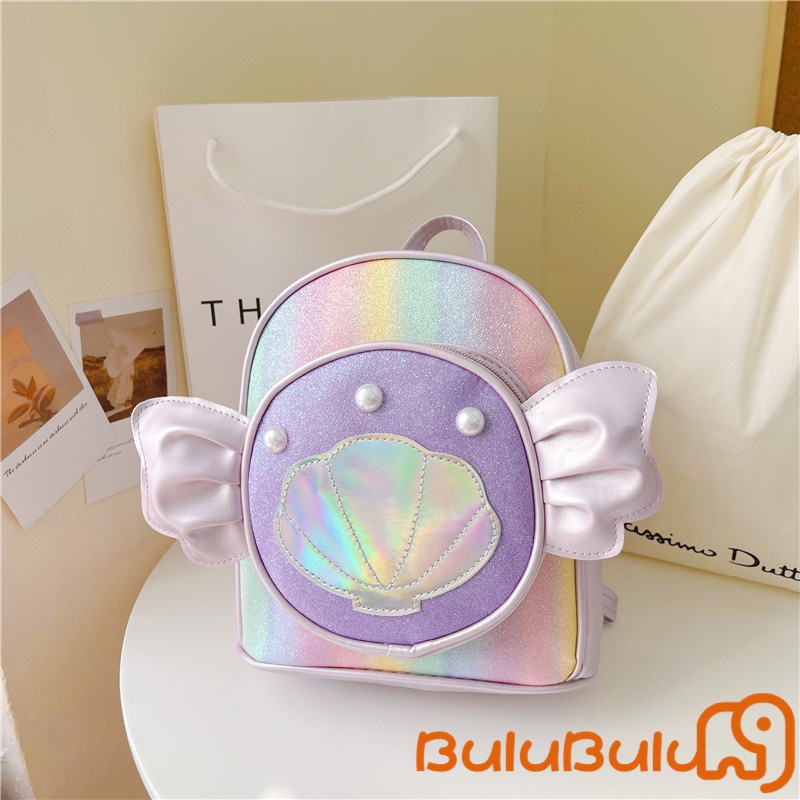 balo Kawaii cho ( 1-3 tuổi) bé gái tập đi Ba lô hoạt hình Vỏ biển trong suốt Ba lô đi học cho vườn thú, cắm trại, đi chơi
