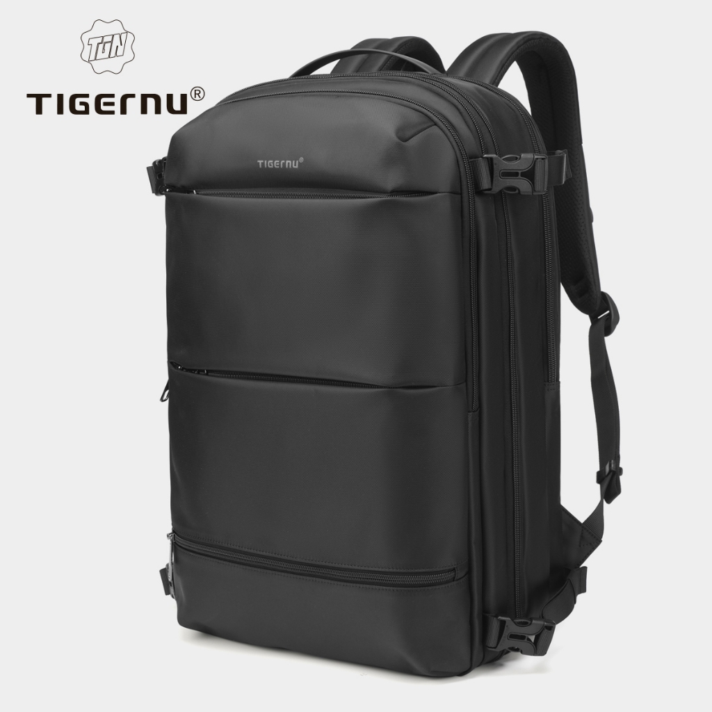 Ảnh Tigernu 9831 Ba lô dung tích lớn có thể mở rộng Cổng USB Túi du lịch chống thấm nước Phù hợp với máy tính xách tay 17 inch 1