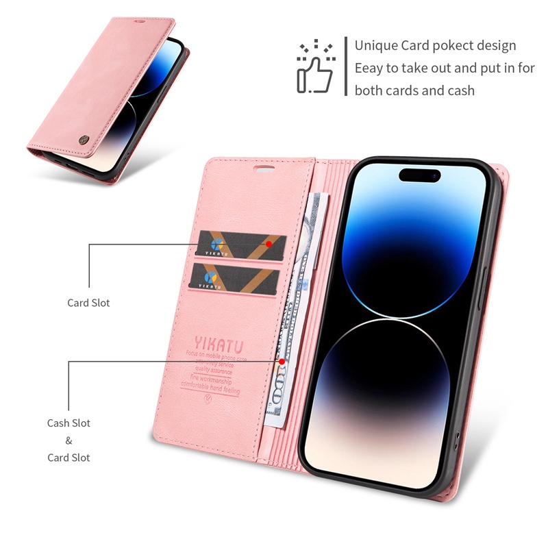 Vỏ Sang Trọng Cho Samsung Galaxy A3 A5 A6 A7 A8 A9 A9S A310 A320 A510 A520 A750 A9200 Plus 2016 2017 2018 Ví Lật Retro Kinh Doanh Mờ Khe Cắm Thẻ Bao Da