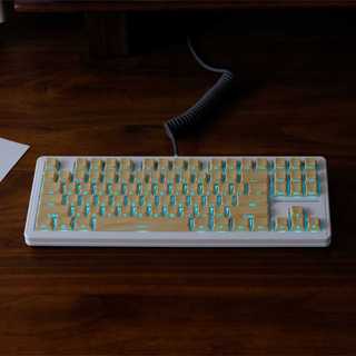 Hạt Gỗ Bên Tỏa Sáng Qua Keycaps PBT Dye-sub Cherry Profile Keycap Tùy Chỉnh Keycaps Tương Thích Với Cherry Gateron MX Switch