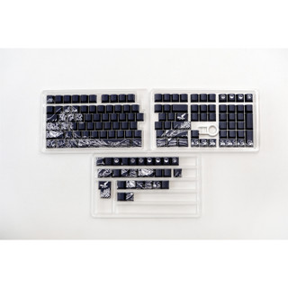 Kanagawa Side Shine Through Keycaps PBT Dye-sub Cherry Profile Keycap Custom Keycaps Tương thích với Cherry Gateron MX Switch