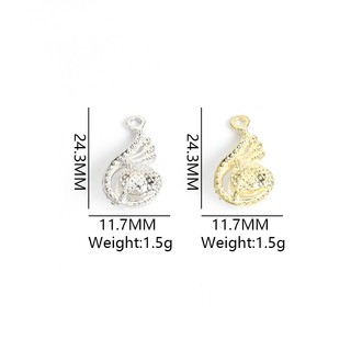 10 Chiếc Quyến Rũ Tạo Kiểu Đuôi Phượng Hoàng Tinh Tế Với Kim Cương Giả & Trang Trí Ngọc Trai, Nhẹ Sang Trọng Tính Khí Phụ Kiện Trang Sức DIY Xương Đòn Dây Chuyền Vòng Cổ Bông Tai Mặt Dây Sáng Bóng