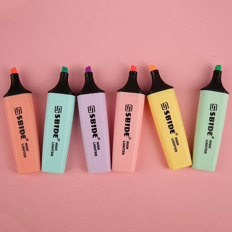 🐾POP Bút Dạ Quang Màu Pastel, Bút Đánh Dấu Highlight,cute nhiều màu marker dạ quang Suppy nhiều màu sắc