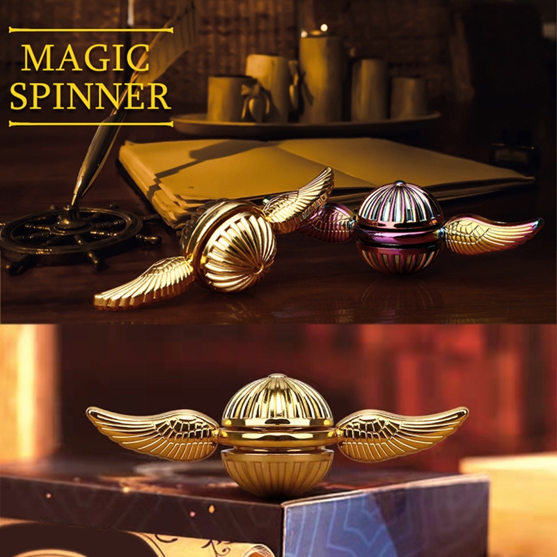 EDC Đầu Ngón Tay Con Quay Fidget Spinner Đồ Chơi Chống Căng Thẳng Cho Trẻ Em & Người Lớn Xoay Kim Loại Quả Cầu Để Bàn Giảm Căng Thẳng