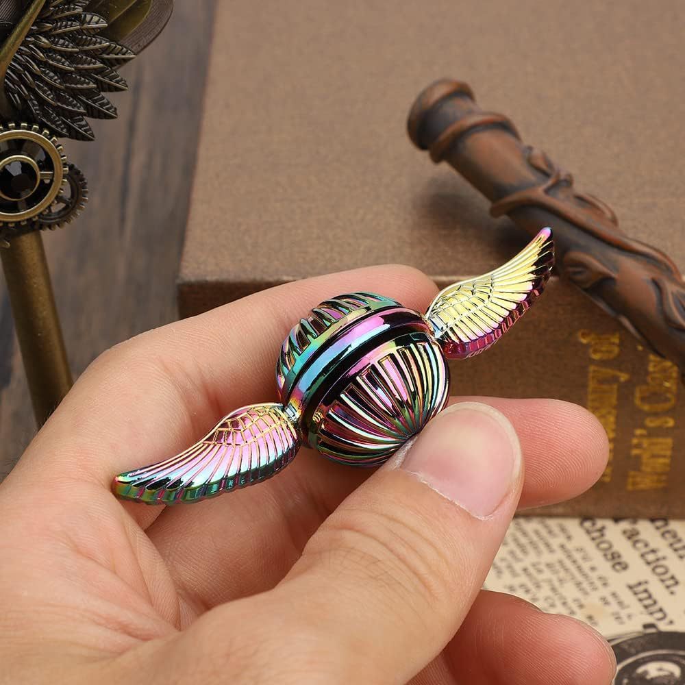 EDC Đầu Ngón Tay Con Quay Fidget Spinner Đồ Chơi Chống Căng Thẳng Cho Trẻ Em & Người Lớn Xoay Kim Loại Quả Cầu Để Bàn Giảm Căng Thẳng