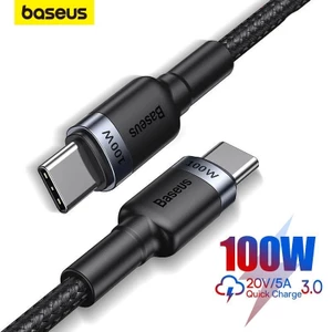 Cáp sạc nhanh Baseus 100W PD USB C sang Type C cho MacBook Pro iPad HuaWei Pad Xiaomi Sạc nhanh 4.0 Cáp sạc