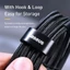 Cáp sạc nhanh Baseus 100W PD USB C sang Type C cho MacBook Pro iPad HuaWei Pad Xiaomi Sạc nhanh 4.0 Cáp sạc