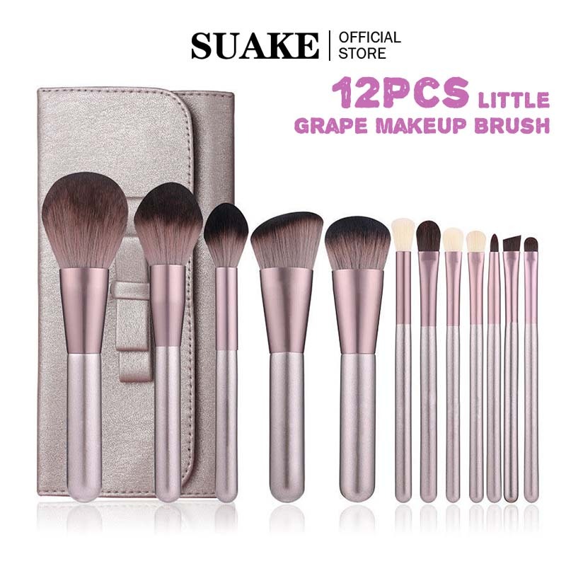 Set 12 cọ trang điểm SUAKE chất lượng cao chuyên nghiệp