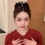 Kẹp Tóc Hình Nơ Lưới Màu Đỏ Mừng Năm Mới Dễ Thương Xinh Xắn Dành Cho Nữ