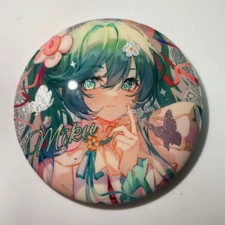 75mm Hatsune Miku Dễ Thương Huy Hiệu Nút Trâm Cài Cosplay Bộ Sưu Tập Đồ Chơi Túi Trang Trí Quà Tặng