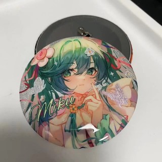 75mm Hatsune Miku Dễ Thương Huy Hiệu Nút Trâm Cài Cosplay Bộ Sưu Tập Đồ Chơi Túi Trang Trí Quà Tặng