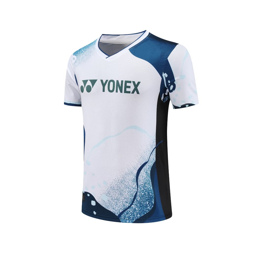 Bộ đồ cầu lông YONEX, áo thể thao ngắn tay, bộ đồ tập bóng bàn khô nhanh