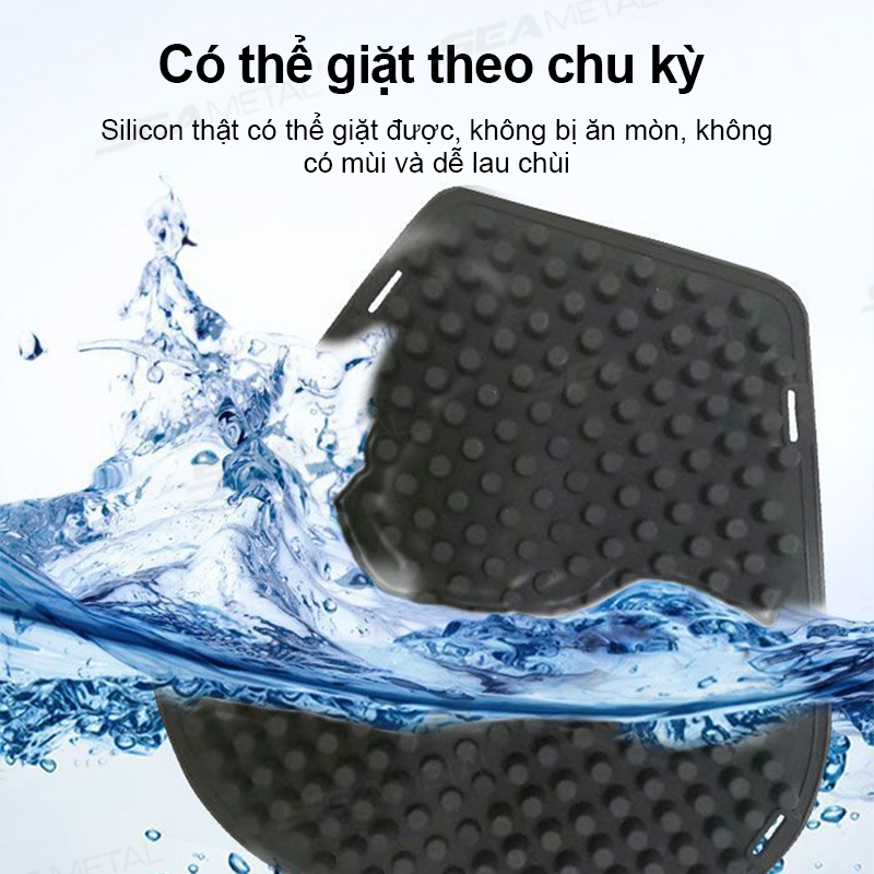 Đệm Silicone Lót Yên Xe Máy SEAMETAL Thoáng Khí Điều Chỉnh Được