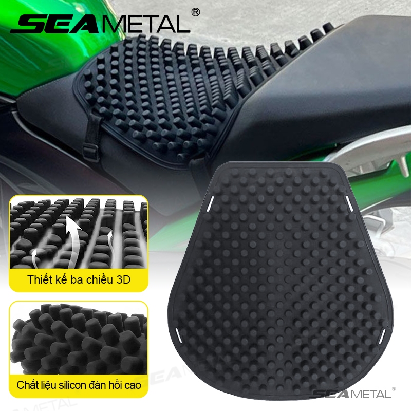 Đệm Silicone Lót Yên Xe Máy SEAMETAL Thoáng Khí Điều Chỉnh Được
