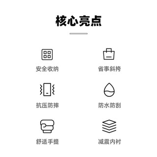 Dành Cho DJI AIR 3S / 3 Túi Bảo Quản drone AIR3 Cầm Tay Túi Đeo Vai Di Động Túi Đeo Ngang Gói Phụ Kiện