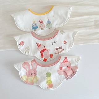 3 cái / lốc yếm trẻ em phim hoạt hình bông không thấm nước yếm dễ thương & vải ợ phụ kiện sơ sinh 0-2 tuổi