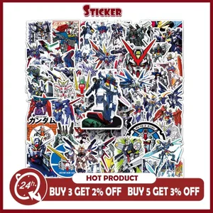 52 Chiếc Gundam Robot Hoạt Hình Dán Graffiti Hành Lý Laptop Guitar Quà Tặng Nhật Ký Trang Trí Chống Thấm Nước