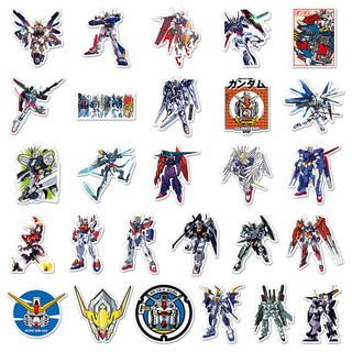 52 Chiếc Gundam Robot Hoạt Hình Dán Graffiti Hành Lý Laptop Guitar Quà Tặng Nhật Ký Trang Trí Chống Thấm Nước