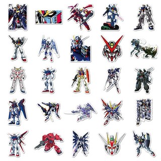 52 Chiếc Gundam Robot Hoạt Hình Dán Graffiti Hành Lý Laptop Guitar Quà Tặng Nhật Ký Trang Trí Chống Thấm Nước
