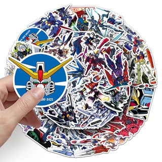 52 Chiếc Gundam Robot Hoạt Hình Dán Graffiti Hành Lý Laptop Guitar Quà Tặng Nhật Ký Trang Trí Chống Thấm Nước