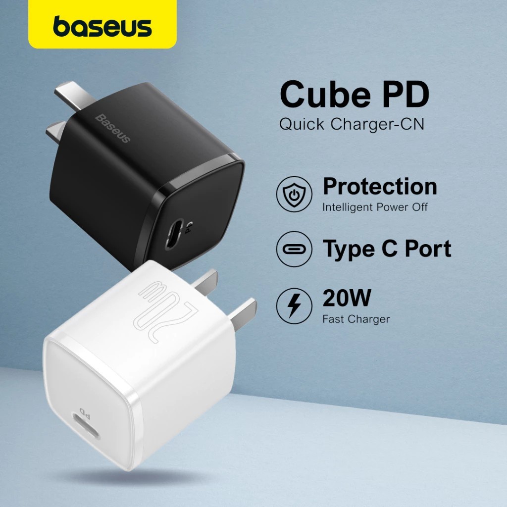 Ảnh Cốc Sạc Nhanh Baseus QC 3.0 Cổng USB Type C Kép 20W PD 3.0 Cho iPhone 13 1