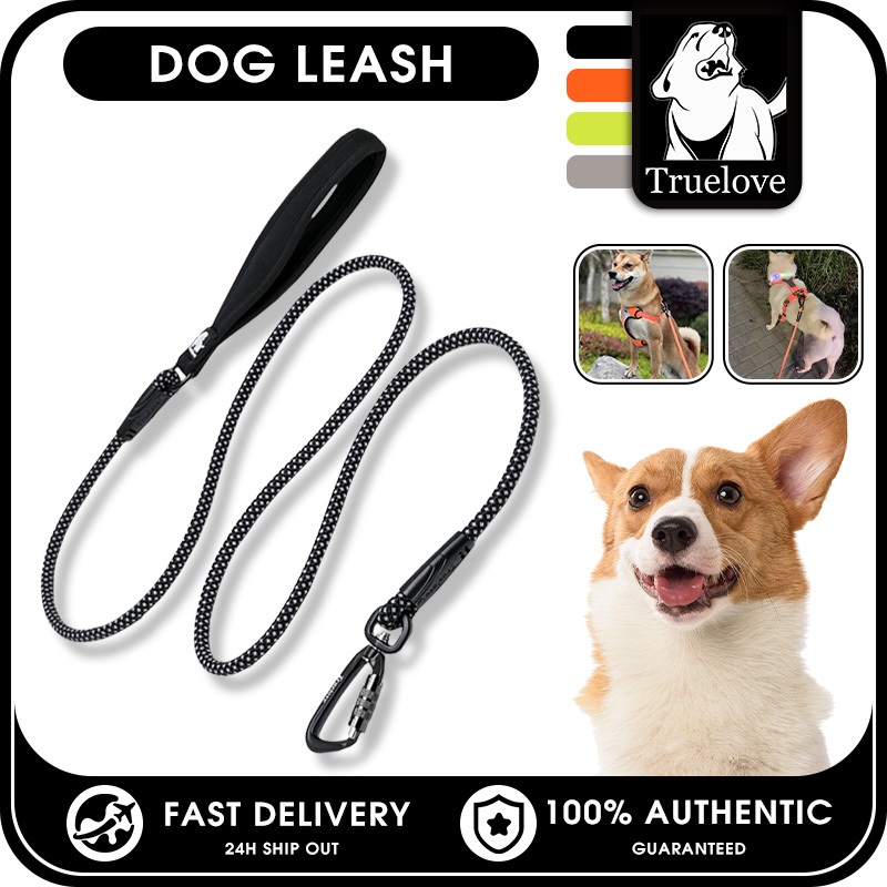 TRUELOVE Dây Nylon Chó Dây Xích Thú Cưng Chạy Cho Chó Lớn Vừa Phản Quang Có Tay Cầm Mềm Đi Bộ Thú Cưng Dây Dẫn Phụ Kiện Thú Cưng