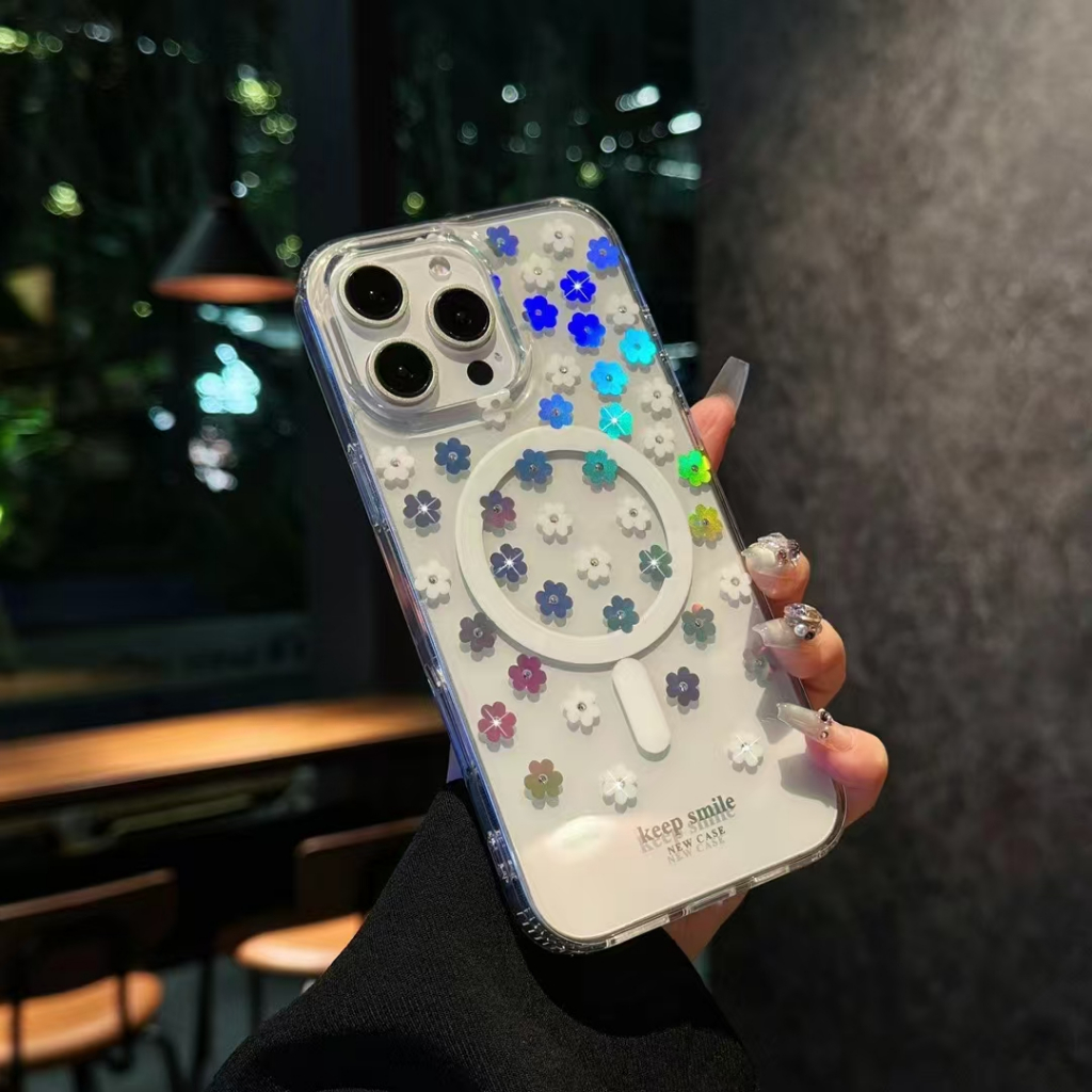 Ốp lưng cứng hoa Laser / imd tương thích cho iPhone 13 14 14Pro 14promax 15 15Pro 15Promax 16 16pro 16Promax 17Promax