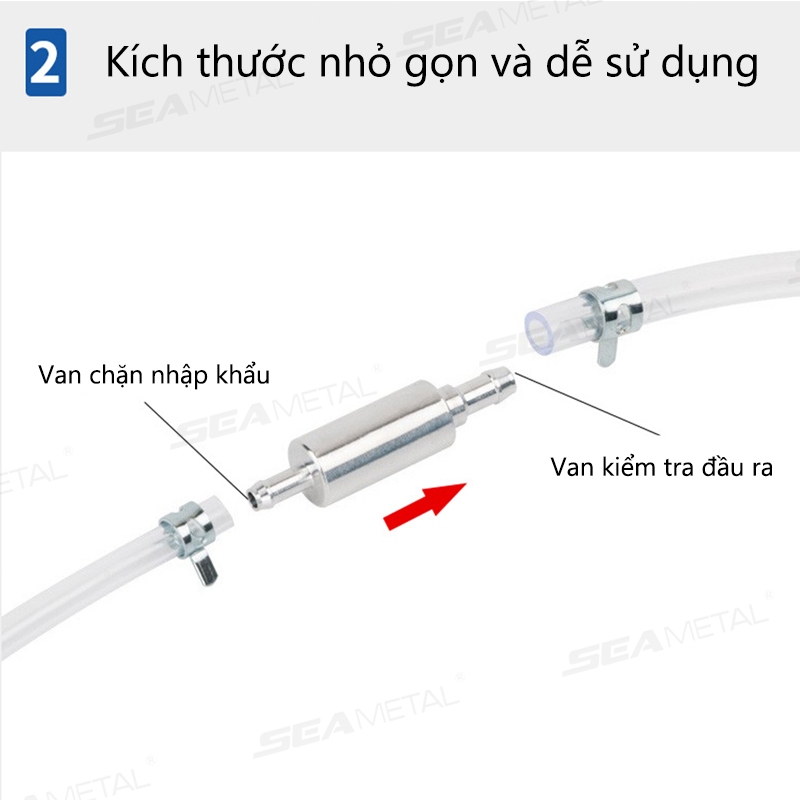 ống nhiên liệu xe máy SEAMETAL Xe Máy Xăng Ống Đa Năng Xe Máy Ống Nhiên Liệu Phụ Kiện Xe Máy