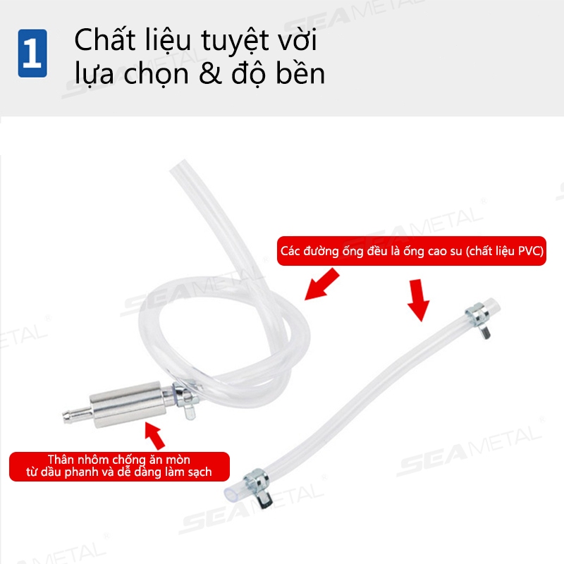 ống nhiên liệu xe máy SEAMETAL Xe Máy Xăng Ống Đa Năng Xe Máy Ống Nhiên Liệu Phụ Kiện Xe Máy