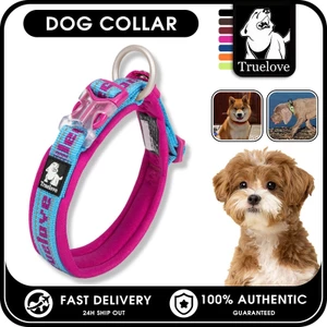 TRUELOVE Vòng cổ chó Nylon phản quang Vòng cổ thú cưng An toàn có thể điều chỉnh cho chó nhỏ vừa lớn
