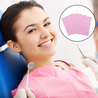 125 Cái / túi Khăn Lau Nha Khoa Dùng Một Lần Khăn Ngực Nha Sĩ Yếm Hình Xăm Sạch Miếng Lót Nha Khoa Chống Thấm Nước Khăn Ăn Hình Xăm Phụ Kiện Mới