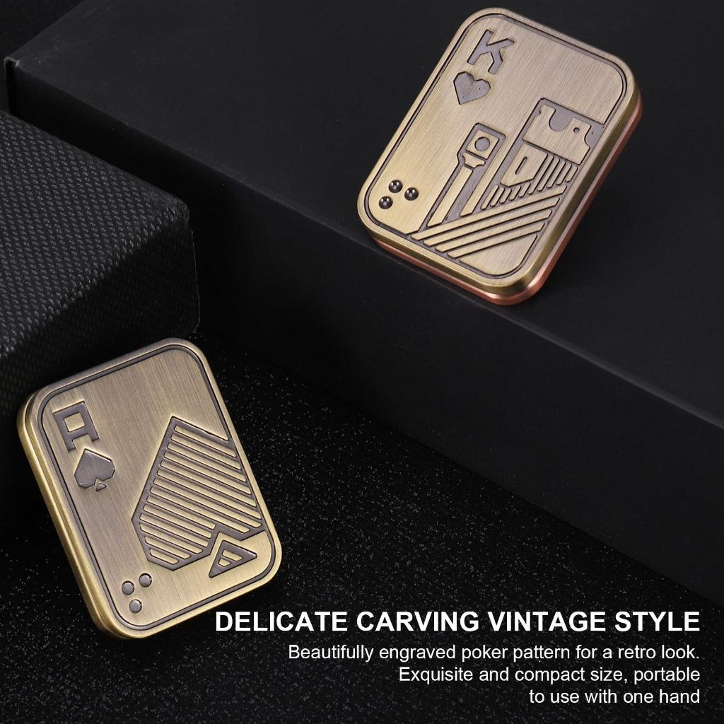 EDC Đẩy Thanh Trượt Kim Loại Fidget Chống Căng Thẳng Đồ Chơi Người Lớn Ngón Tay Spinner Poker Giảm Lo Âu Đồ Chơi Di Động Pop Từ Thanh Trượt Trò Chơi