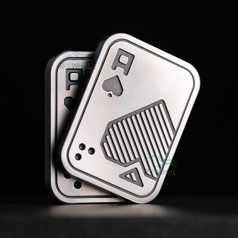 Kim Loại Fidget Đẩy Thanh Trượt Chống Căng Thẳng Đồ Chơi Dành Cho Người Lớn EDC Ngón Tay Spinner Poker Giảm Lo Âu Đồ Chơi Di Động Pop Từ Thanh Trượt