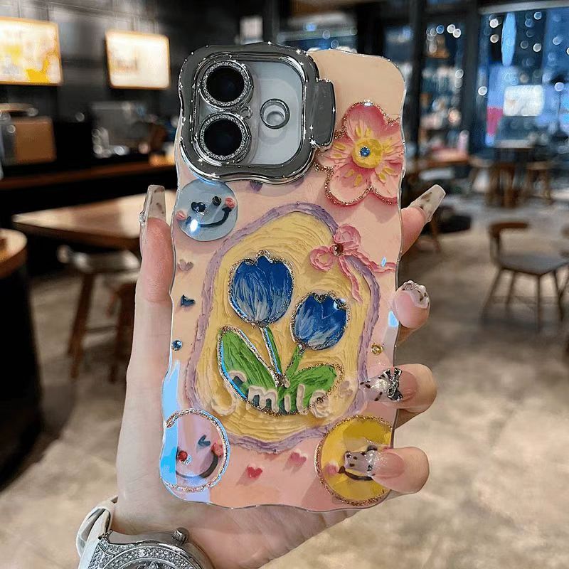 Giá đỡ / Nụ cười / ốp lưng cứng / tương thích cho iPhone iPhone 13 13Pro 13promax 14 14Pro 14promax 15 15Pro 15Promax 16Promax