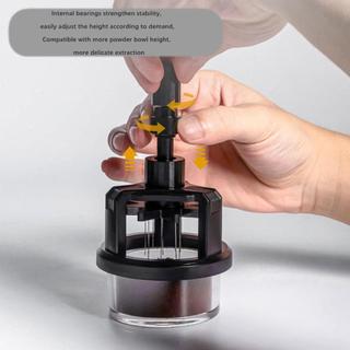 Nhà phân phối Espresso Thép không gỉ Chuyên nghiệp Khuấy tay Xoay được Nhà phân phối cà phê Có thể điều chỉnh để làm quà tặng Cửa hàng cà phê
