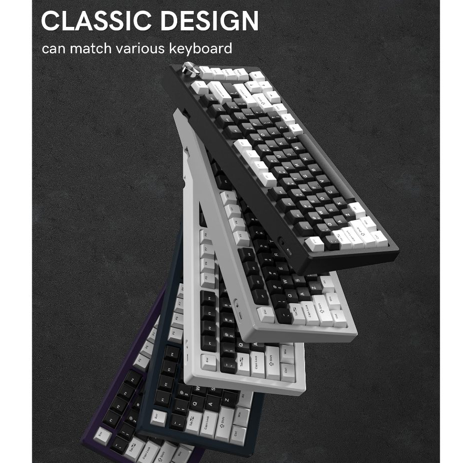 Womier Double Shot PBT Keycaps 124 phím Bộ mũ chìa khóa tùy chỉnh cho Cherry Gateron MX Công tắc Bàn phím chơi game cơ học | BigBuy360 - bigbuy360.vn