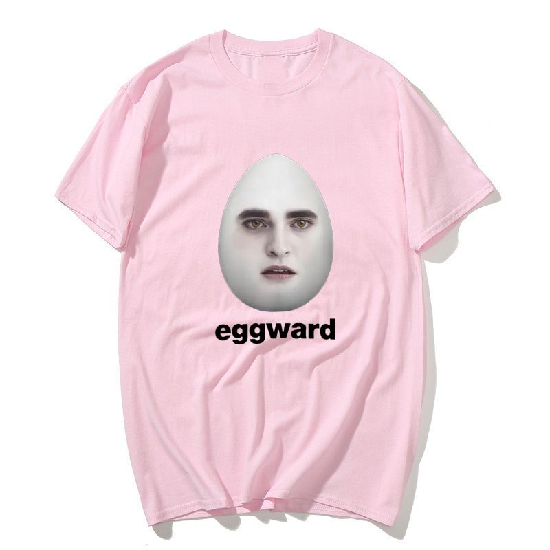 Hot Twilight Eggward Ngộ nghĩnh Meme Áo Parody Hài Hước Áo nam Nữ Thường Ngày Cotton Áo Thun Tay Ngắn Áo