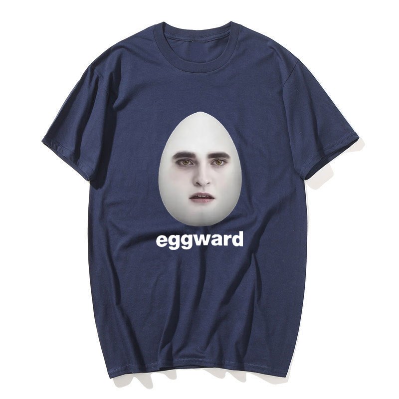 Hot Twilight Eggward Ngộ nghĩnh Meme Áo Parody Hài Hước Áo nam Nữ Thường Ngày Cotton Áo Thun Tay Ngắn Áo