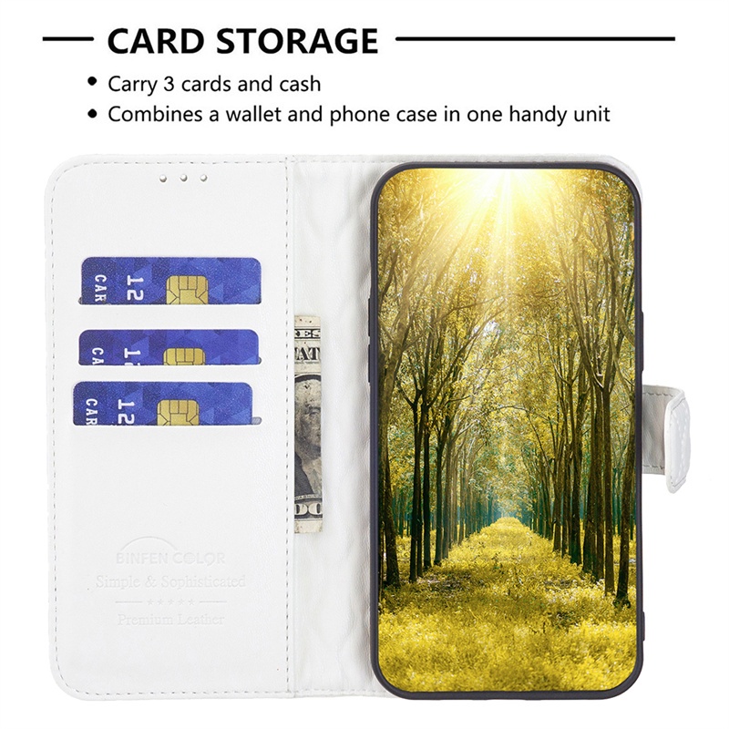 Dành Cho Infinix Hot Note Zero 30 30i 40 40i X6528B Vip Play Nfc Pro 2024 4G 5G Vỏ Lật Khóa Da Lưới Ốp Lưng Khe Cắm Thẻ Ví Đựng Tay Bảo Vệ