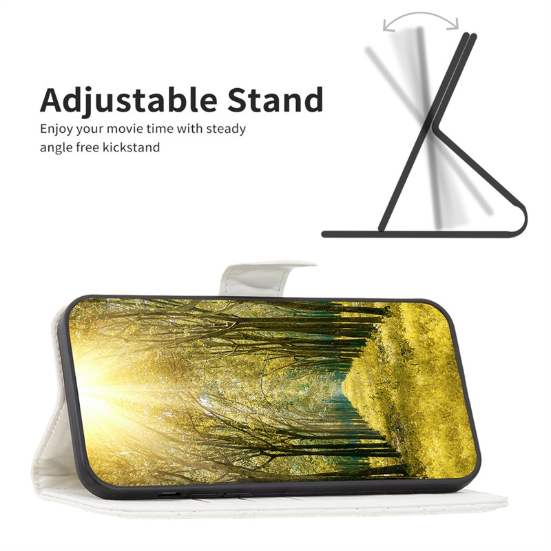 Dành Cho Infinix Hot Note Zero 30 30i 40 40i X6528B Vip Play Nfc Pro 2024 4G 5G Vỏ Lật Khóa Da Lưới Ốp Lưng Khe Cắm Thẻ Ví Đựng Tay Bảo Vệ