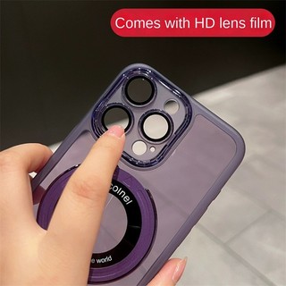 Có Ống Kính Phim Vỏ Điện Thoại Cho Tecno Pova 6 Neo Mạ Sang Trọng Từ Tính Gấp Nhẫn Đứng Trong Suốt Mềm TPU Vỏ Chống Sốc MY05