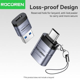 Rocoren USB 3.2 Gen1 Type-C Bộ chuyển đổi OTG Type C USB C Nam sang USB Nữ Bộ chuyển đổi USBC Đầu nối OTG cho máy tính xách tay Samsung