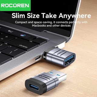 Rocoren USB 3.2 Gen1 Type-C Bộ chuyển đổi OTG Type C USB C Nam sang USB Nữ Bộ chuyển đổi USBC Đầu nối OTG cho máy tính xách tay Samsung