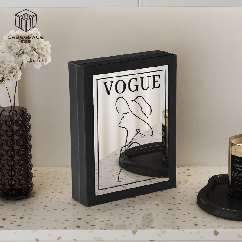 Casegrace Hộp Trang Sức Người Tổ Chức Với Mirrior Hộp Trang Sức Với Thiết Kế Sách Ma Thuật Hộp Đựng Trang Sức Cho Bông Tai Vòng Cổ Nhẫn Lưu Trữ Cho Nữ