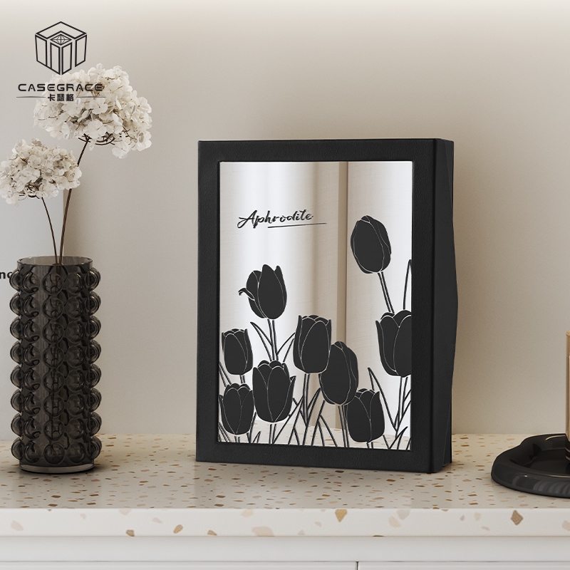 Casegrace Hộp Trang Sức Người Tổ Chức Với Mirrior Hộp Trang Sức Với Thiết Kế Sách Ma Thuật Hộp Đựng Trang Sức Cho Bông Tai Vòng Cổ Nhẫn Lưu Trữ Cho Nữ