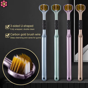👑GK👑Bàn Chải Đánh Răng Đa Chiều Chải 3 Mặt, Hộp 4 Chiếc Lông Mềm Đánh Bay Mọi Mảng Bám