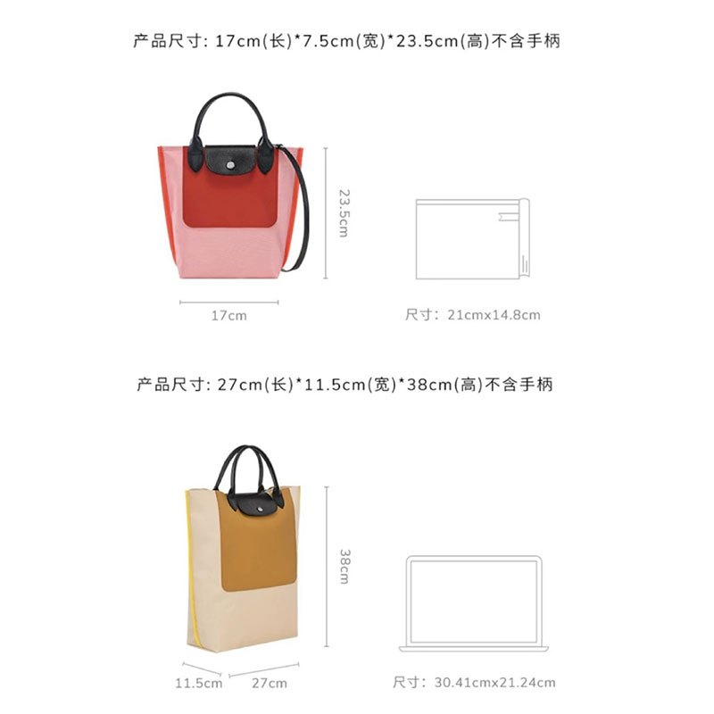War Horse Mới Nylon Ghép Da Đơn Vai Vuông Túi Cầm Tay Da Bò Bánh Bao