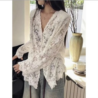 Áo sơ mi nữ dài tay dáng rộng