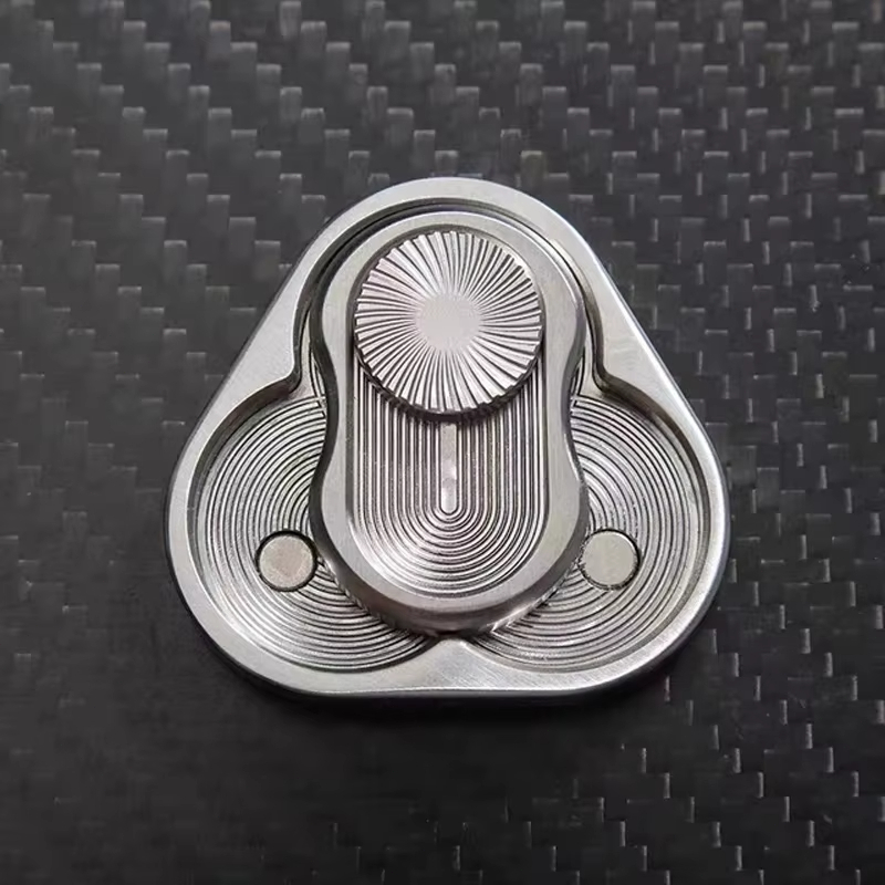 Tam Giác Từ Tính Fidget Thanh Trượt Kim Loại Chống Căng Thẳng Lo Âu ADHD Tự Kỷ Đồ Chơi Người Lớn Trẻ Em TDAH Ansiedade Alívio Do Estresse