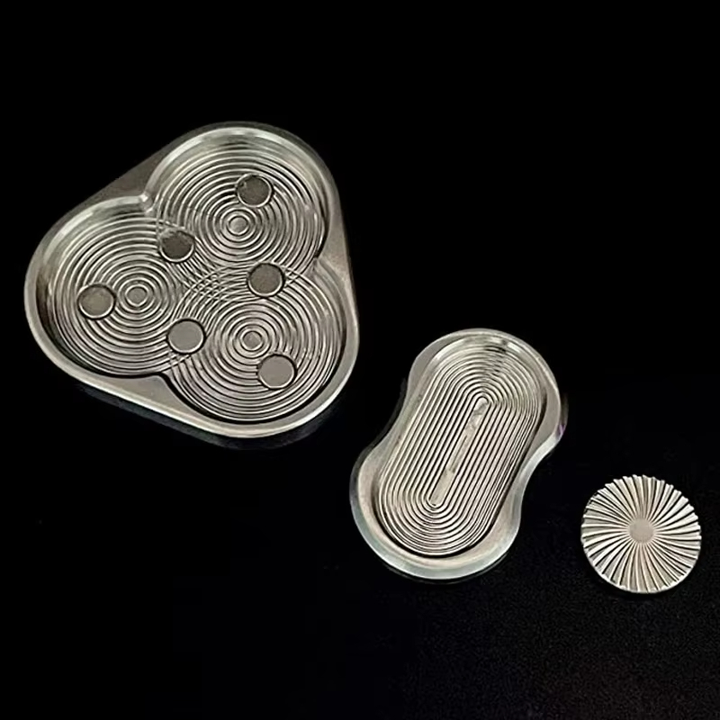 Tam Giác Từ Tính Fidget Thanh Trượt Kim Loại Chống Căng Thẳng Lo Âu ADHD Tự Kỷ Đồ Chơi Người Lớn Trẻ Em TDAH Ansiedade Alívio Do Estresse